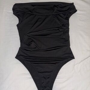 Black Off The Shoulder Bodysuit